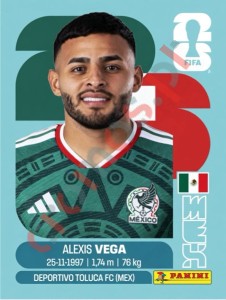 MEX18 Alexis Vega – FIFA World Cup 2026 Panini