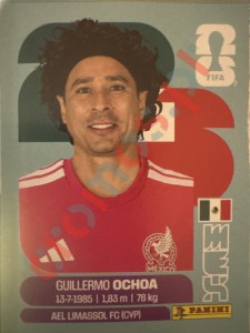 MEX2x Guillermo Ochoa – FIFA World Cup 2026 Panini