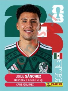 MEX4 Jorge Sánchez – FIFA World Cup 2026 Panini