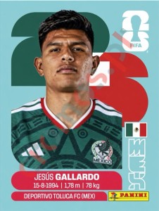 MEX6 Jesus Gallardo – FIFA World Cup 2026 Panini