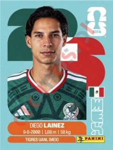 MEX8 Diego Lainez – FIFA World Cup 2026 Panini