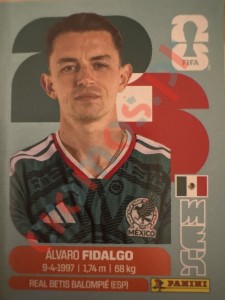 MEX9x Álvaro Fidalgo – FIFA World Cup 2026 Panini
