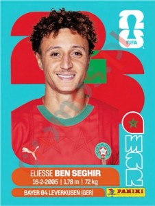 MAR12 Eliesse Ben Seghir – FIFA World Cup 2026 Panini
