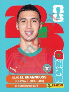 MAR14 Bilal El Khannouss – FIFA World Cup 2026 Panini