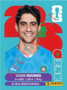 MAR2 Yassine Bounou – FIFA World Cup 2026 Panini
