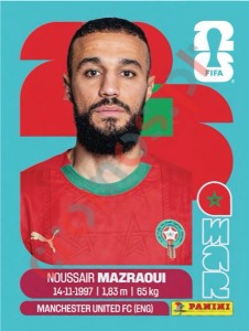 MAR5 Noussair Mazraoui – FIFA World Cup 2026 Panini