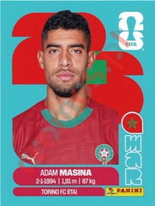 MAR9 Adam Masina – FIFA World Cup 2026 Panini