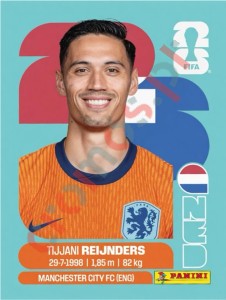 NED10 Tijjani Reijnders – FIFA World Cup 2026 Panini