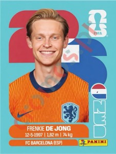 NED14 Frenkie de Jong – FIFA World Cup 2026 Panini