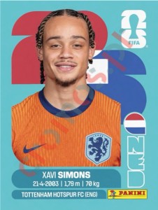 NED15 Xavi Simons – FIFA World Cup 2026 Panini