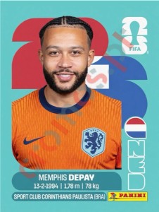 NED17 Memphis Depay – FIFA World Cup 2026 Panini