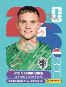 NED2 Bart Verbruggen – FIFA World Cup 2026 Panini
