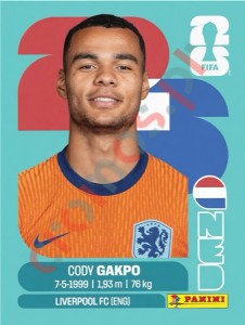 NED20 Cody Gakpo – FIFA World Cup 2026 Panini