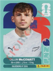 NZL19 Callum McCowatt – FIFA World Cup 2026 Panini