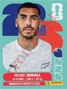 NZL4 Michael Boxall – FIFA World Cup 2026 Panini