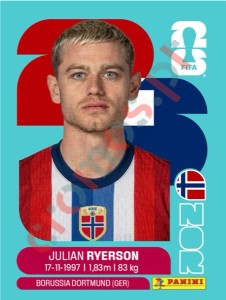 NOR3 Julian Ryerson – FIFA World Cup 2026 Panini