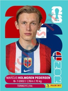 NOR6 Marcus Holmgren Pedersen – FIFA World Cup 2026 Panini
