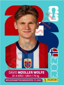 NOR7 David Møller Wolfe – FIFA World Cup 2026 Panini