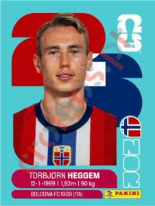 NOR8 Torbjørn Heggem – FIFA World Cup 2026 Panini