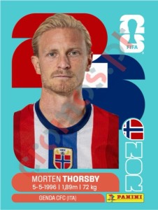 NOR9 Morten Thorsby – FIFA World Cup 2026 Panini