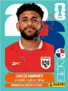PAN15 Carlos Harvey – FIFA World Cup 2026 Panini