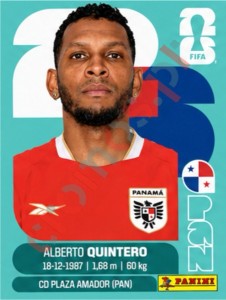 PAN20 Alberto Quintero – FIFA World Cup 2026 Panini