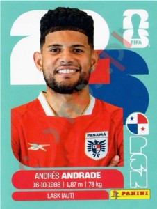 PAN5 Andres Andrade – FIFA World Cup 2026 Panini