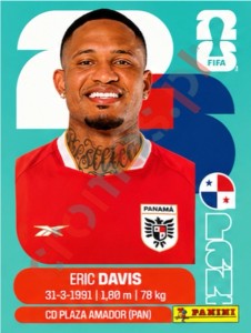 PAN7 Eric Davis – FIFA World Cup 2026 Panini