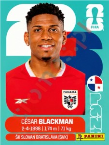 PAN9 Cesar Blackman – FIFA World Cup 2026 Panini