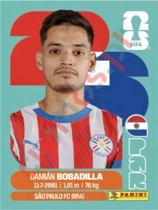 PAR11 Damián Bobadilla – FIFA World Cup 2026 Panini