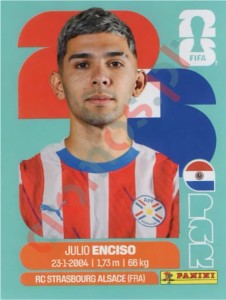 PAR15 Julio Enciso – FIFA World Cup 2026 Panini