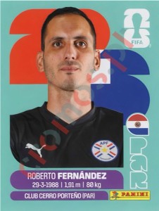 PAR2 Roberto Fernandez – FIFA World Cup 2026 Panini