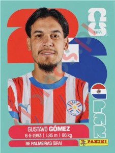 PAR4 Gustavo Gomez – FIFA World Cup 2026 Panini