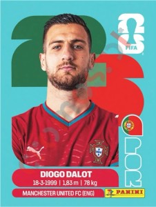 POR6 Diogo Dalot – FIFA World Cup 2026 Panini
