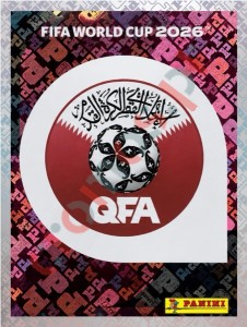 QAT1 Emblem – FIFA World Cup 2026 Panini