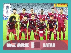 QAT13 Team Photo – FIFA World Cup 2026 Panini