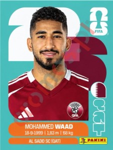 QAT14 Mohammed Waad – FIFA World Cup 2026 Panini
