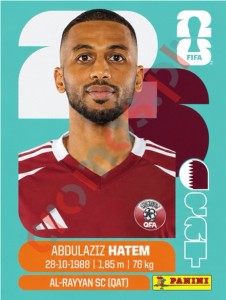QAT15 Abdulaziz Hatem – FIFA World Cup 2026 Panini