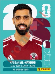 QAT16 Hassan Al-Haydos – FIFA World Cup 2026 Panini