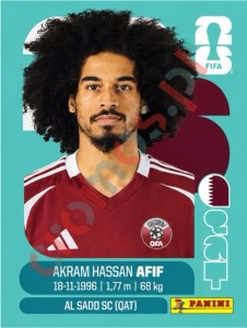 QAT18 Akram Hassan Afif – FIFA World Cup 2026 Panini