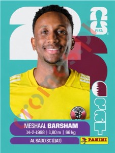 QAT2 Meshaal Barsham – FIFA World Cup 2026 Panini