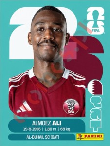 QAT20 Almoez Ali – FIFA World Cup 2026 Panini