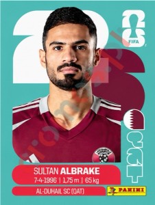 QAT3 Sultan Albrake – FIFA World Cup 2026 Panini