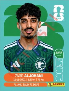 KSA10 Ziyad Aljohani – FIFA World Cup 2026 Panini
