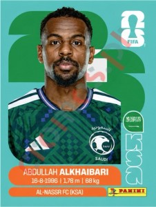 KSA11 Abdullah Alkhaibari – FIFA World Cup 2026 Panini