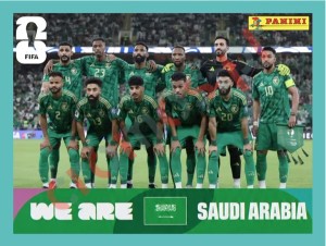 KSA13 Team Photo – FIFA World Cup 2026 Panini