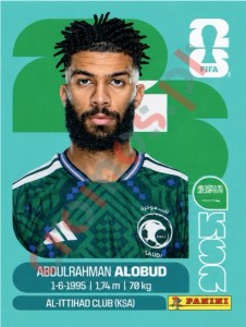 KSA17 Abdulrahman Al-Aboud – FIFA World Cup 2026 Panini