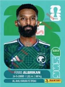 KSA18 Feras Akbrikan – FIFA World Cup 2026 Panini