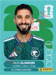 KSA19 Saleh Alshehri – FIFA World Cup 2026 Panini