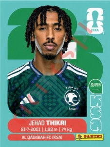 KSA6 Jehad Thakri – FIFA World Cup 2026 Panini